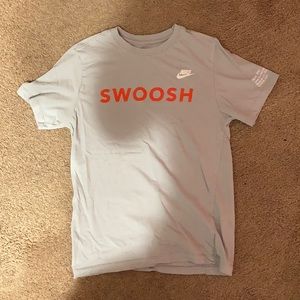 Nike Swoosh T-Shirt with Off-White type look